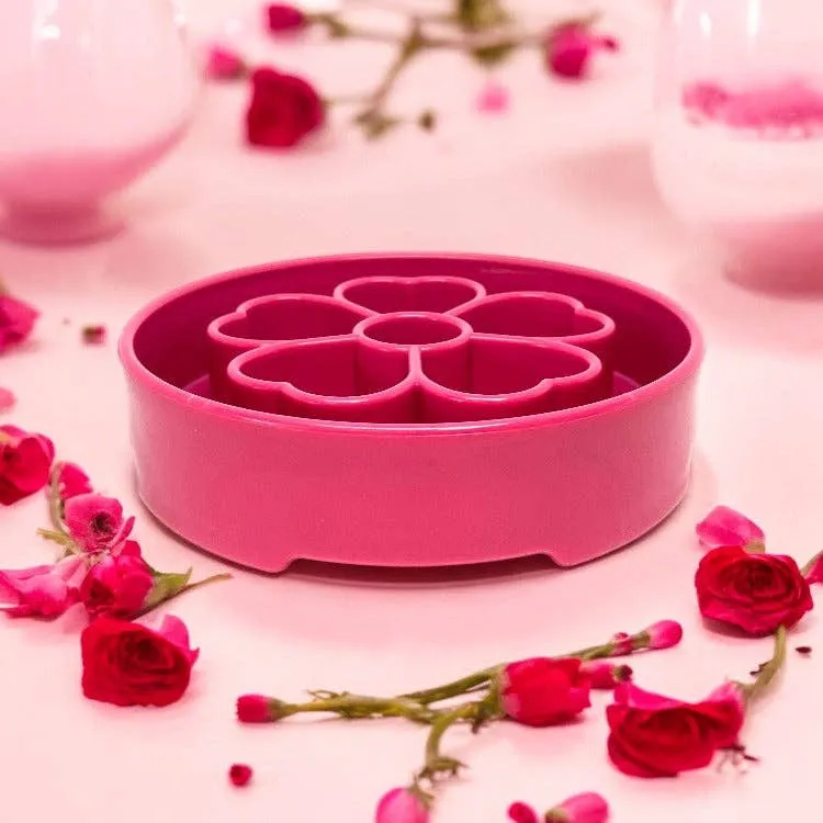 Sodapup Enrichment Slow Feeder Bowl - Flower Pink