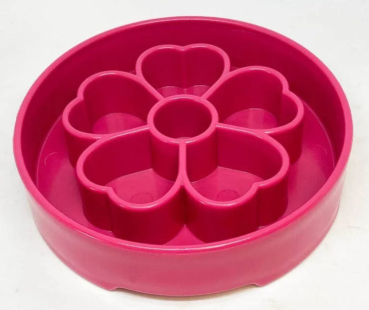 Sodapup Enrichment Slow Feeder Bowl - Flower Pink