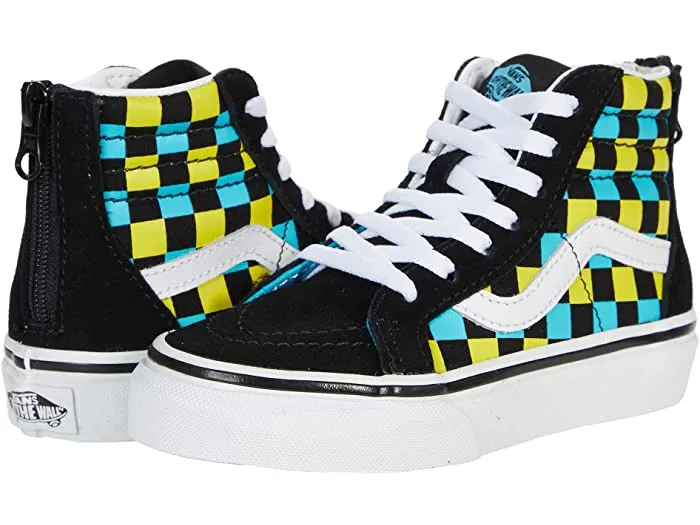 Vans Sk8 Hi-Zip Neon Glow Check