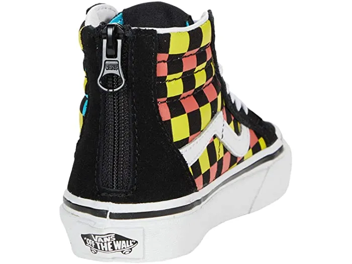 Vans Sk8 Hi-Zip Neon Glow Check