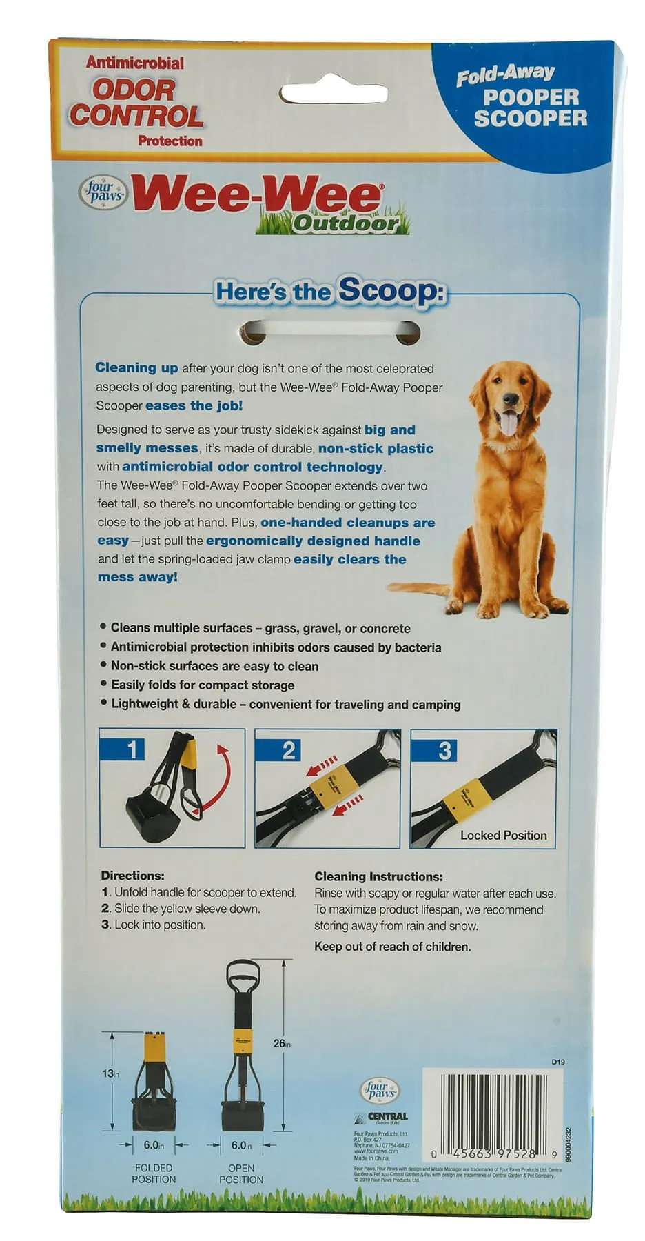 Wee-Wee Outdoor Fold-Away Pooper Scooper
