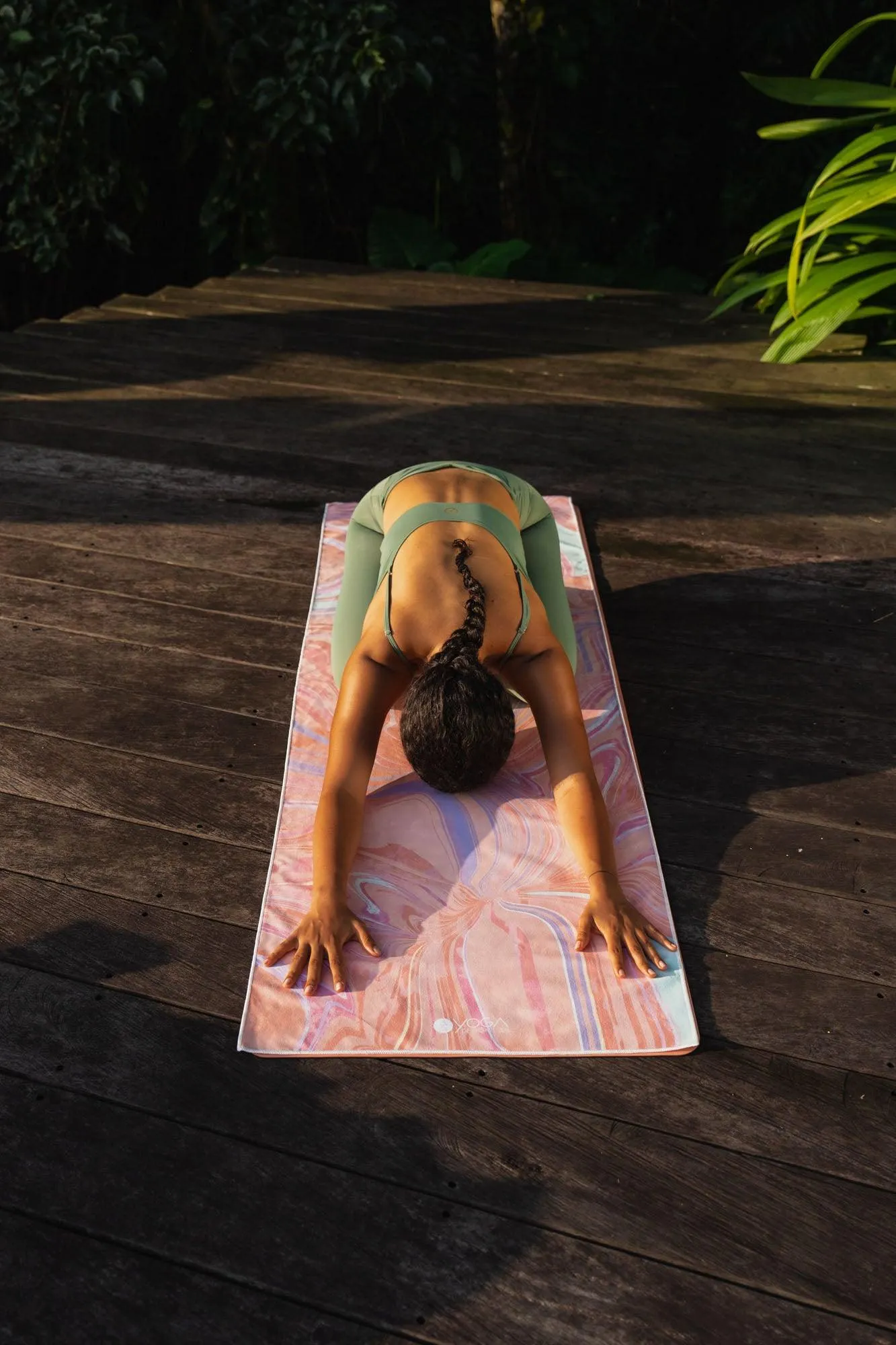 Yoga Mat Towel Pearl - Non - Slip Yoga Mat Towel & Hot Yoga Mat Towel
