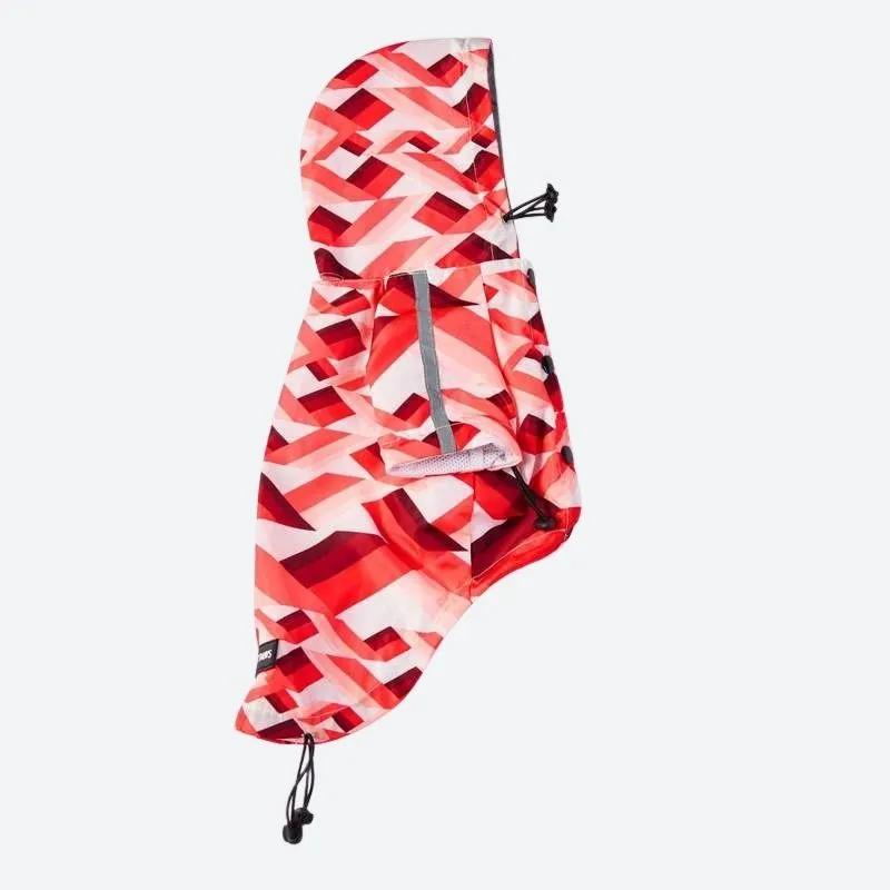 Zig-Zag Reflective Dog Raincoat